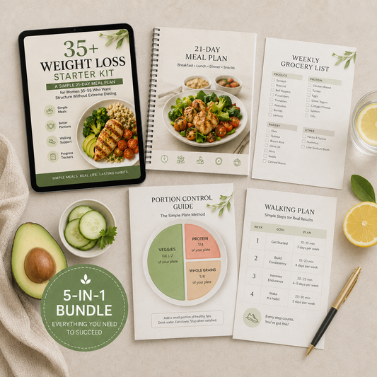 35+ Weight Loss Starter Kit | 21-Day Meal Plan for Women 35+