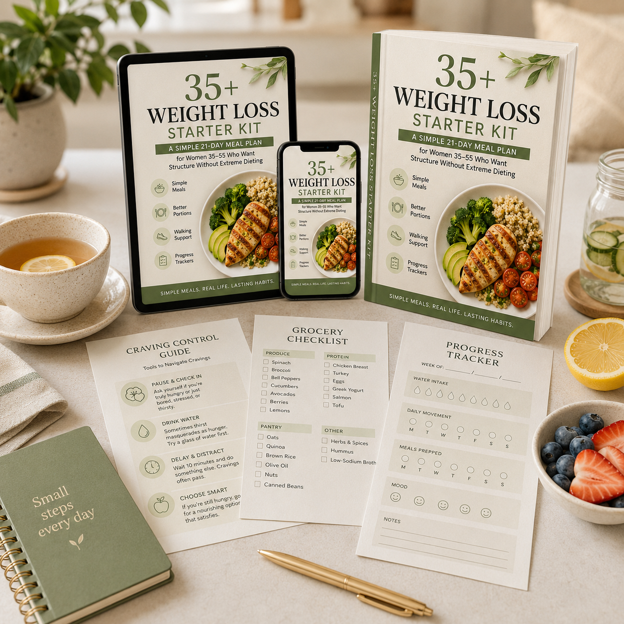 35+ Weight Loss Starter Kit | 21-Day Meal Plan for Women 35+